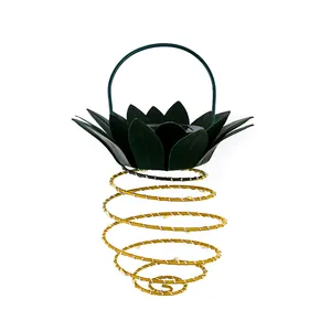 Lampe suspendue solaire en forme d'ananas, imperméable, éclairage d'extérieur, applique murale, idéal pour un jardin, 4 unités