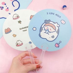 Éventail publicitaire rond en PP, abordable, en plastique, type picket - Product Image 6