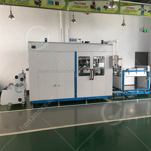 Machine de fabrication de contenants alimentaires en plastique PET OCEAN PET, mini machine de thermoformage sous vide pour barquettes à œufs - Product Image 4