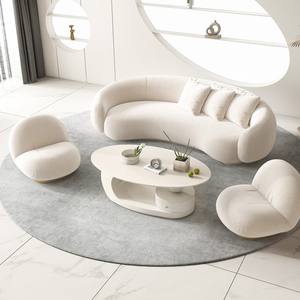 Juego de Mesa de <span class=keywords><strong>Centro</strong></span> de Lujo para Sala de Estar Moderna, con Marco de Acero Inoxidable Negro y Cubierta de Vidrio - Product Image 1