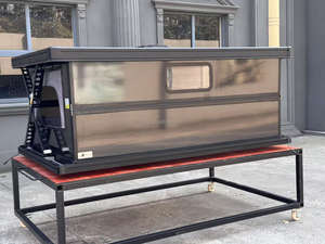 Pod <span class=keywords><strong>de</strong></span> sommeil <span class=keywords><strong>de</strong></span> luxe toutes saisons en fibre <span class=keywords><strong>de</strong></span> carbone <span class=keywords><strong>toit</strong></span> <span class=keywords><strong>de</strong></span> <span class=keywords><strong>voiture</strong></span> boîte <span class=keywords><strong>de</strong></span> Camping pleine coque dure auto levage électrique tissu Oxford certifié CE - Product Image 3