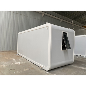 नए ग्लास मोबाइल हाउस तैयार मोबाइल ऑफिस मॉडुलर रेस्तरां की इमारतों को बिक्री के लिए पॉप अप करें - Product Image 3