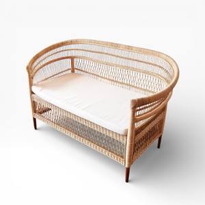 Sofá de Mimbre de Lujo, Sillón de Ratán Hecho a Mano, Asientos de Ratán Natural, Muebles de Patio para Hoteles y Resorts - Product Image 1