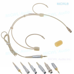 Micrófono cardioide <span class=keywords><strong>HSP2</strong></span>, Cable fuerte de la mejor calidad de sonido, TA3F, A4F, 3,5mm de bloqueo para ULX, SLX, UR, G3, G4, ULX, inalámbrico - Product Image 1