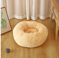 40cm Long Lit en peluche de luxe pour chat Coussin doux pour animal de compagnie Tapis de canapé de couchage Doux luxe en peluche rose gris blanc Coussin pour animal de compagnie