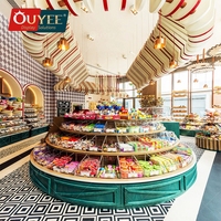 Magasin de détail décor boutique de bonbons comptoir kiosque à chocolat confiserie meubles Design support à bonbons