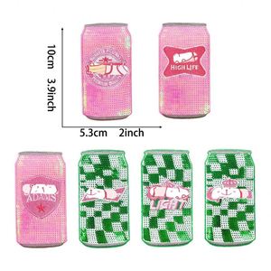 New Hot Iron on Embroidered Chenille <b>Drinking</b> Beer Can Coffee Cup Patch for T-shirt Hoodies <b>Hat</b> Bag Decoration - Product Image 6