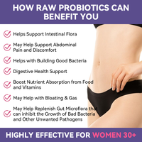 LIFEWORTH Marque privée 100 milliards de pilules probiotiques CFU pour femmes soutient la santé digestive