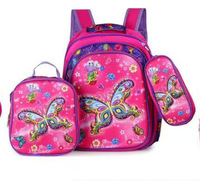 Sac à dos pour enfants à coque rigide, trois pièces, 16 pouces, design de dessin animé unisexe, parfait pour un usage quotidien