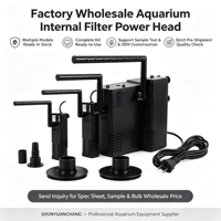 Pompe de filtration submersible multi-tailles OEM pour aquarium 220V, tête de filtration interne professionnelle avec bio-sponge, garantie 1 an