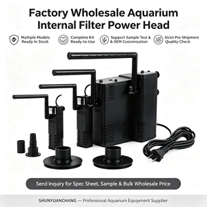 Pompa Filter Akuarium Submersible OEM Multi-Ukuran 220V Profesional Internal <span class=keywords><strong>Aquarium</strong></span> Power Head Filtrasi Bio-Sponge Garansi 1 Tahun - Product Image 6