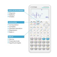 Calculatrice scientifique graphique programmable à grand écran -84TI MAX pour le commerce international, couleur blanche