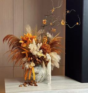 Fleur séchée préservée dans un vase, fabriquée à partir de fleurs fraîches 100% naturelles, plusieurs couleurs, décoration d'intérieur, cadeau pour un ami - Product Image 2
