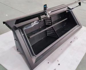 Bacs de rangement pliables en alliage d'aluminium étanches et verrouillables pour camionnettes 4x4 tout-terrain avec hard top, installation sans perçage - Product Image 3