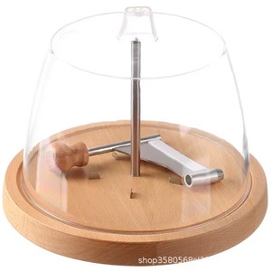 เครื่องตัดชีสไม้ ใบมีดสแตนเลส เครื่องมือขูดชีสแบบใช้มือ สำหรับใช้ในครัว - Product Image 1