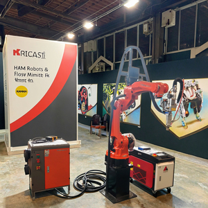 Trung quốc 6 trục Robot hàn laser Ốp máy cho thép không gỉ sản phẩm nhôm 1500 Wát 3000 Wát tự động Robot thợ hàn - Product Image 1