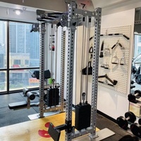 Équipement de musculation de haute qualité, directement de l'usine, équipement de fitness commercial pour salle de sport intérieure, système de câbles croisés avec plaque de base en acier inoxydable