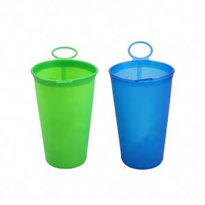 Race Water Drinking <b>Cup</b> Soft TPU Drinking Folding for Running 200ml Water Bottles Direct Drinking Outdoor Self-driving Travel - Product Image 5