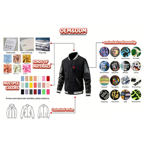 Giacca Bomber da Uomo Slim Fit con Doppia Tasca, Stampa a Cuore, Stile Streetwear <span class=keywords><strong>Trendy</strong></span>, Colletto a Risvolto, Collezione 2026 - Product Image 6