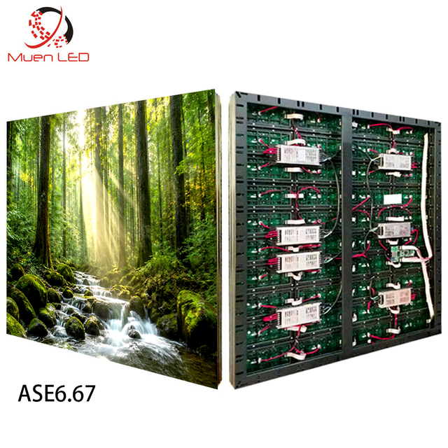 MuenLed ASE6.67 Full Color SMD LED Panels Outdoor LED Screen for Video Wall 5000cd Brightness Waterproof 2 Year Warranty