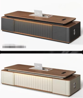 Bureau de direction Boss : Luxe et modernité, sensation haut de gamme, design minimaliste, mobilier de bureau en bois massif pour cadre