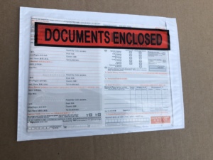 Sobre de lista de embalaje de seguridad impreso personalizado más vendido, sobres autoadhesivos con etiquetas de envío, bolsas con cinta de fácil apertura - Product Image 4