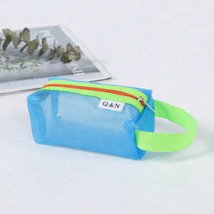 Bolsa de Malla con Cierre, Ecológica, de Gran Capacidad, Impermeable, Portátil, para Maquillaje, Viajes, de Nailon - Product Image 6