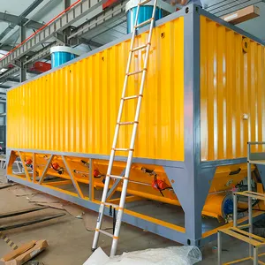 30t 50 ton horizontal 20 feet container type cement silo size container silo horizontal silo tank cement price