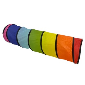 Túnel de juego infantil Sunshine Rainbow, portátil, plegable, de tela, para que los bebés se gateen en interiores, juguete unisex. - Product Image 3