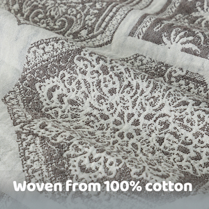 Manta de Algodón Puro con Diseño Geométrico de Mediados de Siglo, Ecológica y Personalizable con MOQ Bajo, Apta para Todas las Estaciones - Product Image 3