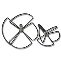 Antenne circulaire polarisée en fibre de verre étanche JF haute puissance 100W, large bande de fréquences 400-1300MHz, gain 3 dBi, modèle 2.4GHz 5GHz