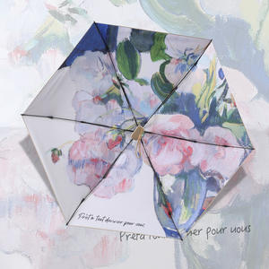 Parapluie de poche mini coloré pour femme, parapluie de voyage portable, mini parapluie pliable, parasol capsule, parapluie 5 plis - Product Image 5