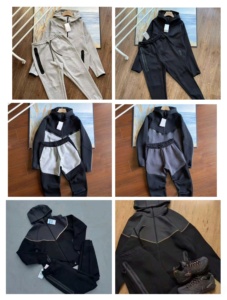 Ensemble <span class=keywords><strong>veste</strong></span> zippée à capuche et pantalon de survêtement tricoté réfléchissant, avec logo personnalisé, uni, pour le printemps, style <span class=keywords><strong>sport</strong></span> décontracté, 25 ans d'expérience transfrontalière - Product Image 2