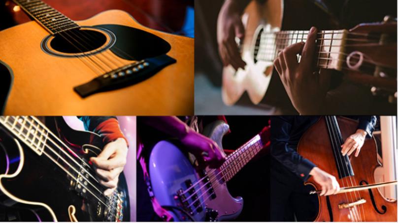 Folding A-Frame Stand for Acoustic and Electric Guitars with Non-slip Rubber Feet