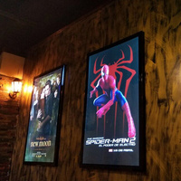 Boîte à lumière Led A0/A1/A2 ze, cadre en aluminium, affichage de fenêtre, instantanée Ultra mince, éclairage métallique