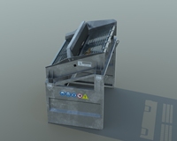 Crible linéaire galvanisé pour le sol, machine de séparation du sable et du gravier, cribleuse à compost avec moteur et boîte de vitesses jusqu'à 60 TPH de capacité