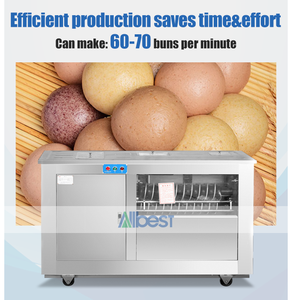 Machine de découpe et de façonnage de pâte 200-300g pour biscuits, pains, gâteaux français et boules de pâte, avec diviseuse et arrondisseuse de pâte - Product Image 4