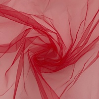 Tulle américain 100% polyester respirant, très léger, maille filet, largeur 58/60 pouces, 12g, tissu doux pour voiles de mariée et vêtements tricotés