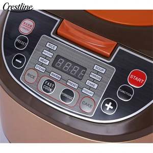 Cuociriso Elettrico Multifunzione di Lusso Portatile con Alloggiamento Dorato e Funzione Slow Cooker - Product Image 3