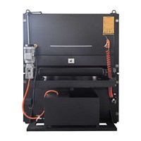 Lijadora de chapa metálica de 1000 mm de tipo húmedo para desbarbar superficies de acero inoxidable y acero al carbono con colector de polvo