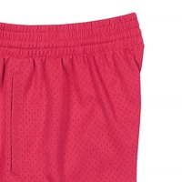 Shorts de basketball en polyester respirant pour hommes, grande taille, logo personnalisé par sublimation, séchage rapide, style vintage, entraînement athlétique