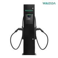 Borne de Recharge Électrique Extérieure Durable Type 2 à Double Connecteur pour Véhicules Électriques, 22 kW, pour Stations de Recharge AC