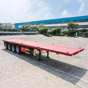 مقطورات شاحنات جديدة بـ 2 و3 و4 محاور، مقطورة حاويات ذاتية التحميل بطول 40 قدمًا، مقطورات نصف مسطحة - Product Image 3