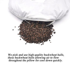 Almohada <span class=keywords><strong>de</strong></span> Viaje en Forma <span class=keywords><strong>de</strong></span> U con Cáscara <span class=keywords><strong>de</strong></span> Trigo Sarraceno B967, Soporte para la <span class=keywords><strong>Cabeza</strong></span>, Alivio del <span class=keywords><strong>Dolor</strong></span> al Dormir, para Dormir <span class=keywords><strong>de</strong></span> Lado, Almohada Natural <span class=keywords><strong>de</strong></span> Trigo Sarraceno Oculta - Product Image 4