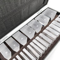 Ensemble de 23 prismes ophtalmiques en acrylique Aist Optics LS 22 Cajas De Prismas Opticos, outil d'entraînement visuel pour le strabisme