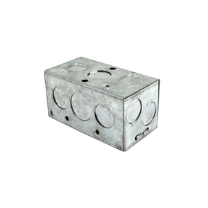 Chất lượng tốt 3*6 inch 47 Mét chiều sâu nhà máy trực tiếp 86 Mét thép mạ kẽm điện kim loại ống dẫn đôi ổ cắm hộp cho dây - Product Image 2