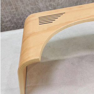<span class=keywords><strong>Repose</strong></span>-pieds en bois avec trous de ventilation-Tabouret ergonomique pour le bureau et la maison, <span class=keywords><strong>design</strong></span> en bois pour un soutien confortable des jambes - Product Image 3
