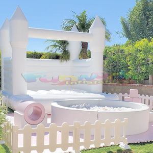 Centro de entretenimiento para niños al aire libre, equipo de juego suave colorido, <span class=keywords><strong>casa</strong></span> de rebote de crayón inflable con PISCINA DE BOLAS - Product Image 6