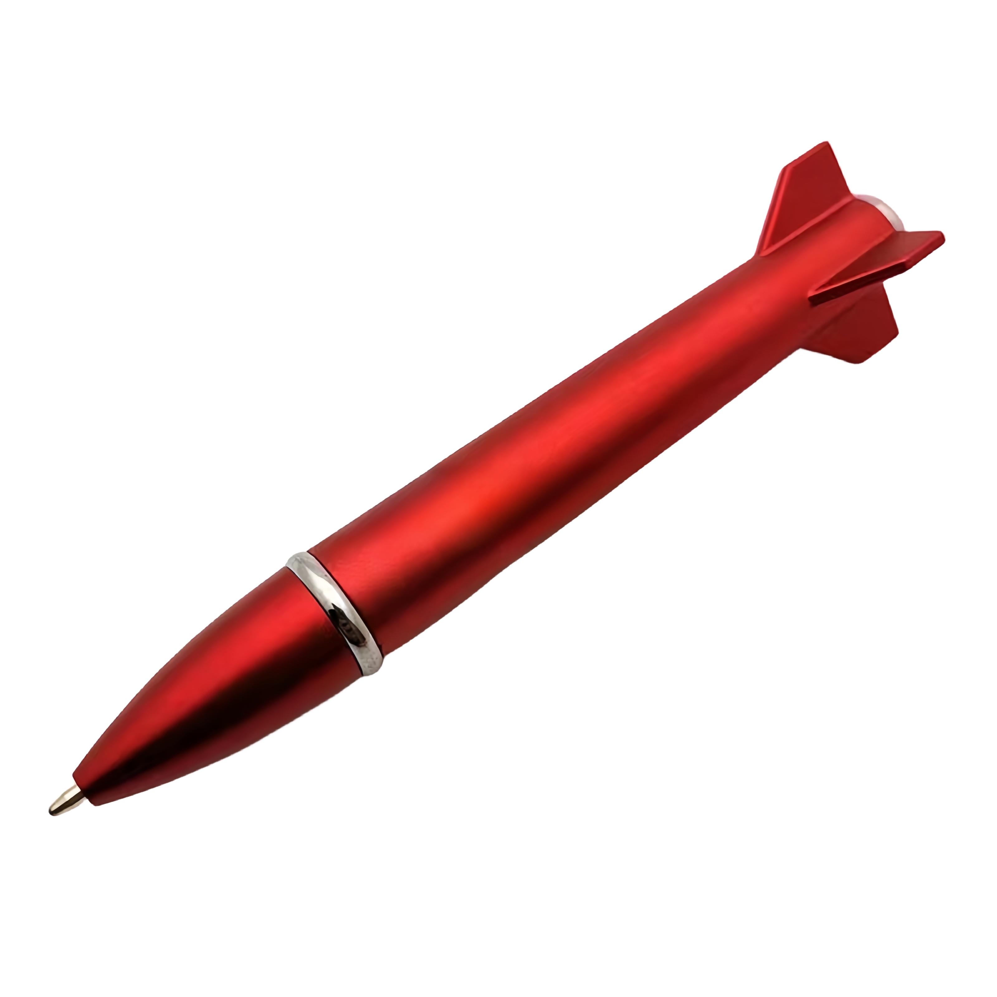 人気商品 カスタムロゴ入りLEDボールペン クリエイティブなロケット