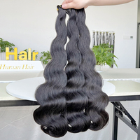 Vendeurs de trame de cheveux humains naturels vierges à cuticules alignées Paquets de cheveux brésiliens ondulés ondulés